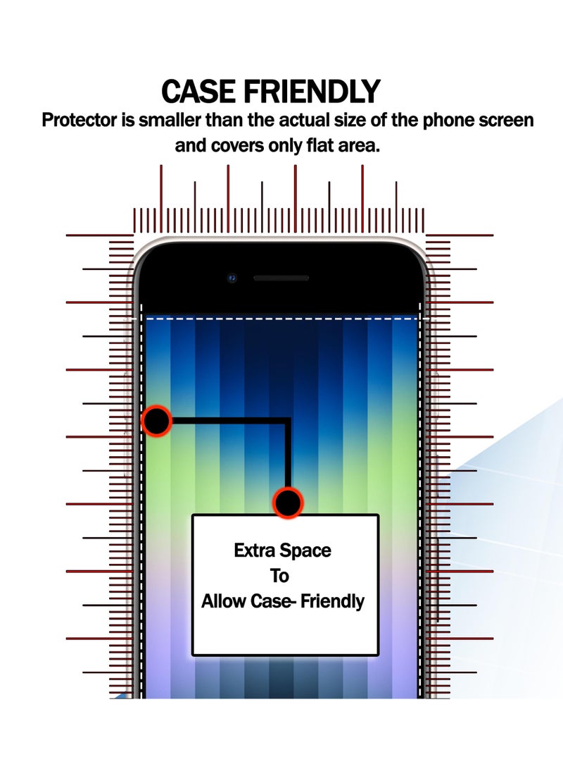 RKINC Screen Protector [2-Pack] for iPhone 7 Plus, 8 Plus, Tempered Glass Film Screen Protector, 0.33mm [Anti-Scratch][Anti-Shatter][Bubble-Free] - Image 3